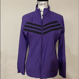 Adidas Lightweight Purple Jacket